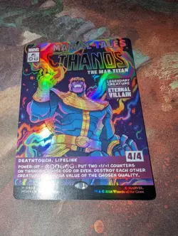 Thanos, The Mad Titan (Borderless) (0400) Marvel Super Heroes Foil - Image 1