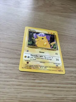 Pokemon TCG Base Set Pikachu Card 58/102 Unlimited Common 1999 WOTC - Image 2