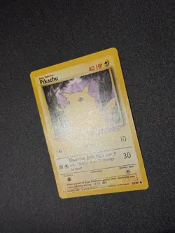 Pokemon TCG Pikachu Base Set 58/102 Regular Unlimited Common NM - Image 3