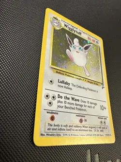 Pokemon TCG Wigglytuff Holo Rare Card 19/130 Base Set 2 - Image 2