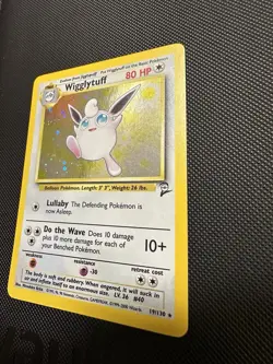 Pokemon TCG Wigglytuff Holo Rare Card 19/130 Base Set 2 - Image 5