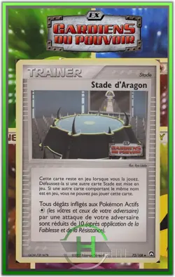 Stade d'Aragon Reverse - EX:Gardiens du Pouvoir - 72/108 - Carte Pokemon FR - Image 1