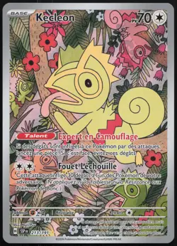 Carte Pokemon Kecleon 213/191 Etincelles Deferlantes Francais - Image 1