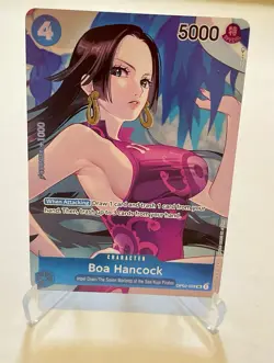 One Piece Card Game Boa Hancock Box Topper Op 02 English NM - Image 1