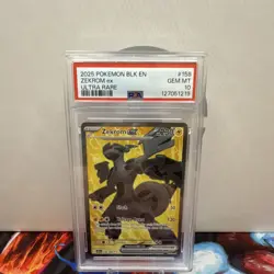 The Pokemon Company Zekrom ex 158/086 Sv: Black Bolt Ultra Rare Holo PSA 10 - Image 1
