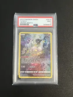 Pokemon Mew Crown Zenith Galarian Gallery Holo Rare GG10/GG70 PSA 9 - Image 1