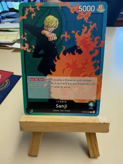 ONE PIECE Card Game: Sanji Leader Card - *OP02-026* Paramount War Series - Image 1