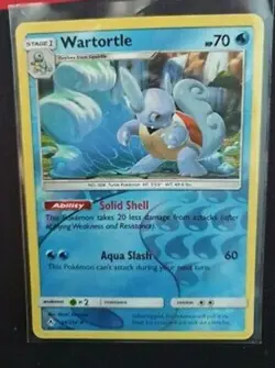 POKEMON CARD WARTORTLE REVERSE HOLO 34/214 NO 008 TURTLE POKEMON TCG CCG - Image 1