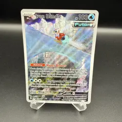 Pokemon TCG Iron Bundle SVP 066 Paradox Rift Promo Card - Image 1
