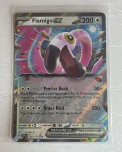 Pokemon TCG Flamingo EX Holo Double Rare Card 160/191 S&V Surging Sparks - Image 1