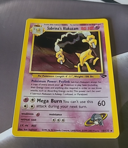Pokemon Alakazam Sabrina's 16/132 Holographic Rare Gym Challenge TCG Card - Image 1