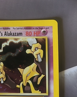Pokemon Alakazam Sabrina's 16/132 Holographic Rare Gym Challenge TCG Card - Image 3