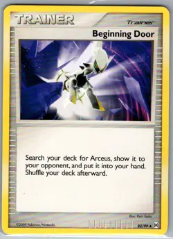 Beginning Door 82/99 Non Holo Arceus - Pokemon Card - NM - Image 1