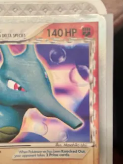 Pokemon TCG: EX Dragon Frontiers Kingdra EX #94/101 Delta Species LP - Image 4