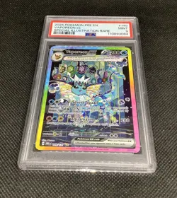 PSA 9 Vaporeon EX 149 / 131 Prismatic Evolutions Pokemon Card SIR MINT - Image 2