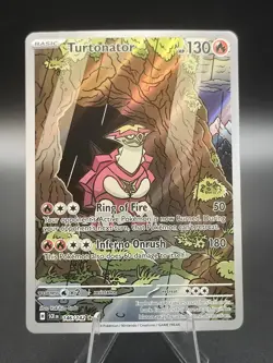 Turtonator 146/142 Sv07: Stellar Crown Holo Pokemon TCG - NM - Image 1
