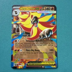 Pokemon Tcg Mega Pyroar Ex 15/86 Chaos Rising NM - Image 1