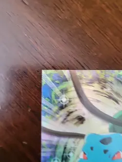 NM! RAINBOW HOLO FOIL Bulbasaur #01 Topps Black Label Pokemon TCG TV AnimationEd - Image 3