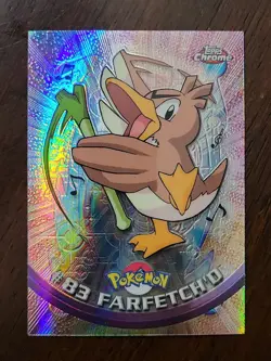 NM‼Topps SPECTRA Chrome 2000 Pokemon Series 2 Farfetch'd #83 Tv Animation - Image 1