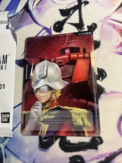 Gundam Card Game - Resource - Char Aznable - RP-004 - English Foil - Image 2