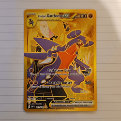 Pokemon TCG Cynthia's Garchomp ex Hyper Rare Holo Full Art Sv10 241/182 - Image 1
