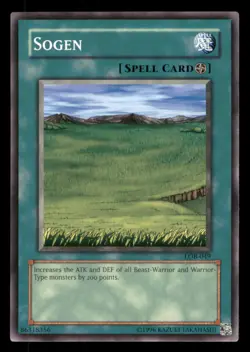 Yugioh Sogen #LOB-049 The Legend of Blue Eyes White Dragon LP - Image 1