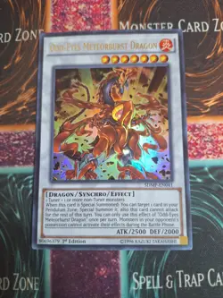 Yu-Gi-Oh! TCG Odd-Eyes Meteorburst Dragon SDMP-EN041 Ultra Rare 1st Edition NM - Image 1