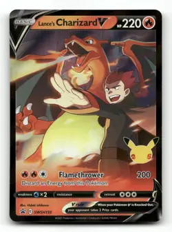 Lance's Charizard V SWSH133 - Sword & Shield Promo - Pokemon Card NM/M - Image 1