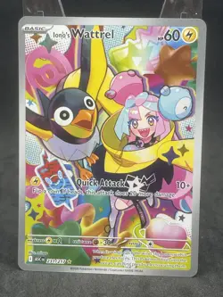 Pokemon TCG Card Iono's Wattrel 231/217 Ascended Heroes Illustration Rare - Image 1