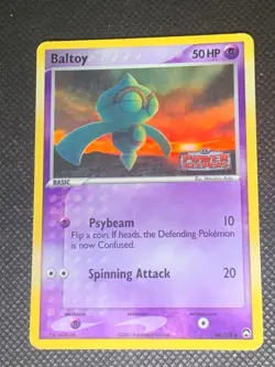 Baltoy 44/108 Reverse Holo - ex Power Keepers Pokemon Card - HP - Image 1