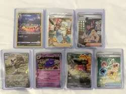Pokemon Card Lot Of (35) IR,Full Art’s, V, Vmax, EX,Promo,VStar - Image 1