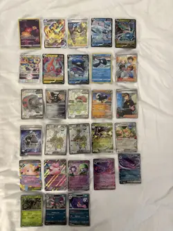 Pokemon Card Lot Of (35) IR,Full Art’s, V, Vmax, EX,Promo,VStar - Image 2