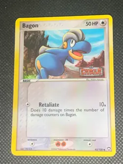 Bagon 43/108 Reverse Holo - ex Power Keepers Pokemon Card - HP - Image 1