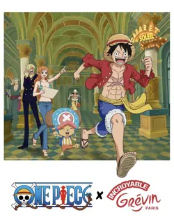 Pre Order One Piece Card French Luffy Op13-001 X Musee Grevin Promo Exclusive - Image 2