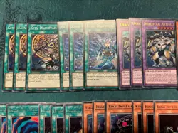 YUGIOH! 53 Card Dracotail Deck Core! Faimena Lukias Mululu Arthalion Ketu EURO - Image 3