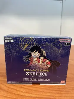 One Piece Card Game Romance Dawn Booster Box OP-01 (White Bottom) *NEW & SEALED* - Image 1