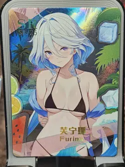 Furina Dream of Desire Card Goddess Story Anime Waifu Holo SR SR-25 - Image 1