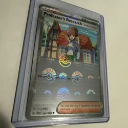 Professor's Research 085/086 Black Bolt Pokeball Reverse Holo Rare Pokemon Card - Image 1