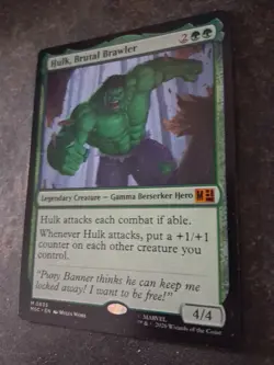 Hulk, Brutal Brawler - Magic The Gathering Legendary Creature Card (Green) EN - Image 2