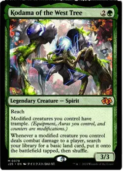 Kodama of the West Tree (Anime) 78 Foundations Jumpstart Magic: The Gathering NM - Image 1