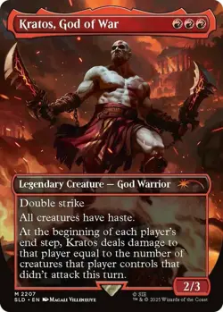 1x Near Mint, English Kratos, God of War - Foil - Secret Lair Drop Series - Image 1