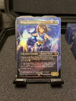 Yuna, Hope of Spira (Borderless) (Chocobo Track Foil) Final Fantasy Foil - Image 1