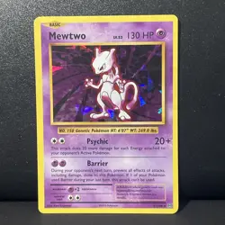 Mewtwo 051/108 Deck Exclusives Cracked Ice Holo Pokemon TCG - Image 1