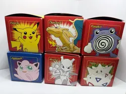 1999 Burger King 23K Gold Plated Pokemon Trading Cards Full Set Of 6 - Image 1