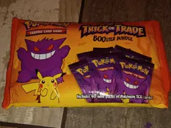Pokemon Booster Bundle trick or trade 40 packs sealed 2022 Gengar - Image 1