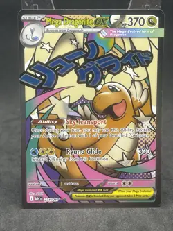 Mega Dragonite EX 271/217 Pokemon TCG English Full Art Holo - Image 1