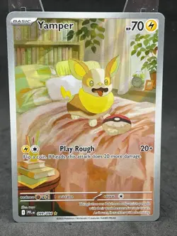 Yamper 099/094 - Illustration Rare - Phantasmal Flames - Pokemon - Image 1