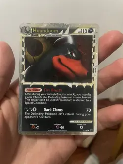 Pokemon TCG Houndoom Prime Card Undaunted Holo MP (82/90) - Image 1