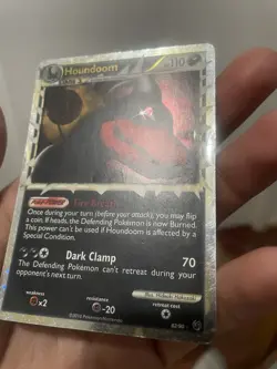 Pokemon TCG Houndoom Prime Card Undaunted Holo MP (82/90) - Image 2