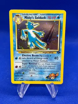 VTG 2000 Pokemon Gym Challenge Misty’s Golduck 12/132 Holo Rare NM/LP - Image 1